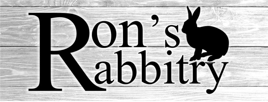 rabbit signage for Ron's rabbitry